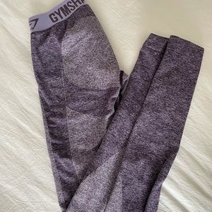 Purple Marl Gymshark Flex Leggings